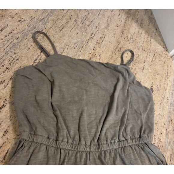 Old Navy Green Waist-Defined Sleeveless Cropped Cami Jumpsuit Size L - Picture 7 of 13